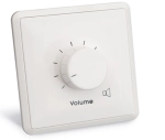 Contrôleur mural de volume par 10 pas de 3dB - max 6W/100V