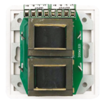 Contrôleur mural de volume par 10 pas de 3dB -max 2x25W/4Ohms 