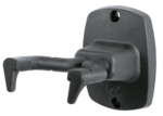 Support mural noir pour guitare et basse