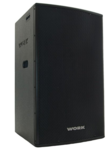 Enceinte bi-amplifiée HP 38cm+HF, LF750+HF150W, mélangeur intégré