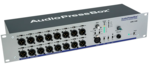 Boitier de presse actif rackable 1xIn/16xOut XLR, AudioPressBox