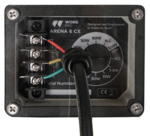 Enceinte coax passive IP54 LF 6 pouces+HF 300W/8Ohms-60W/100V gris