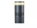 Potelet de sonorisation IP65 avec éclaire LED intégré, H 670mm