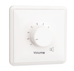 Contrôleur mural de volume par 10 pas de 3dB -max 2x25W/4Ohms 
