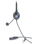 Combine micro/casque 1 oreille, Switch micro On/Off, XLR4F Clearcom