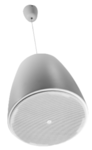 Paire de plaf 2 voies avec capot HP 20cm, 125W/8OHMS, 60W/100V, blanc