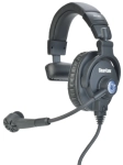 Combiné micro/casque 1 oreillette Clear-Com, switch PTT-400, XLR7F 