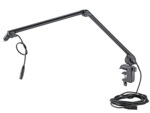 Bras articulé pour microphone (1.5kg) avec fixation