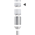 Module lumineux 27 mm bleu Yellowtec