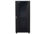 Baie d'installation, 19 pouces /42U, porte, roulettes, prof. 800mm