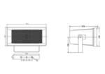Projecteur de son IP56, HP 5", 30-15-7,5 W / 100 V ou 30 W / 8 Ohms