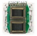 Contrôleur mural de volume par 10 pas de 3dB -max 2x25W/4Ohms 