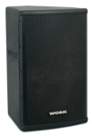 Enceinte passive 2 voies, LF 8" + HF 1", 200W / 8 Ohms, noire