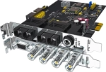 Interface audio PCIe, 390 canaux, 192 kHz, FX, MADI - RME