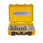 Boitier de presse portable 16 Out et In Dante, Yellow - AudioPress