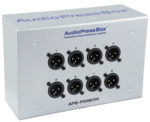 Expander mural 1xLink/Line In, 8xOut XLR, AudioPressBox