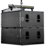 Caisson de grave cardioide 3x1200W, 3x46cm, usage posé ou accroché