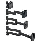 Bras support d écran noir plat FlexM (fixe) Yellowtec