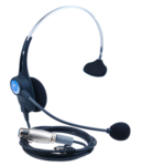 -- Combiné micro/casque léger 1 oreillette - Clear-Com CC-26K-X5M