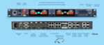 Base Arcadia 16 Ports IP Dante, pour FS2, FSEdge, HelixNet, Clearcom 