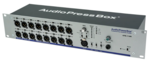 Boitier de presse actif rackable 1xIn/16xOut XLR, AudioPressBox