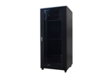 Baie d'installation, 19 pouces /47U, porte, roulettes, prof. 800mm