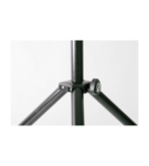 214/6 - Pied K&M aluminium noir pour enceinte jusqu'à 50Kg