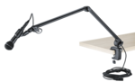 Bras articulé pour microphone (1.5kg) avec fixation