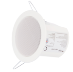 Plafonnier EN 54-24 avec capot, 6W/100V, diam 10cm - AM-ABT-S106