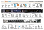 Processeur audio 1U 5 bands TV/DAB, HDRadio/WEB/DRM AxelTech 