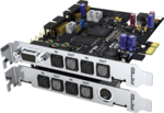 Interface audio PCIe, 72 canaux, 192 kHz, ADAT, AES